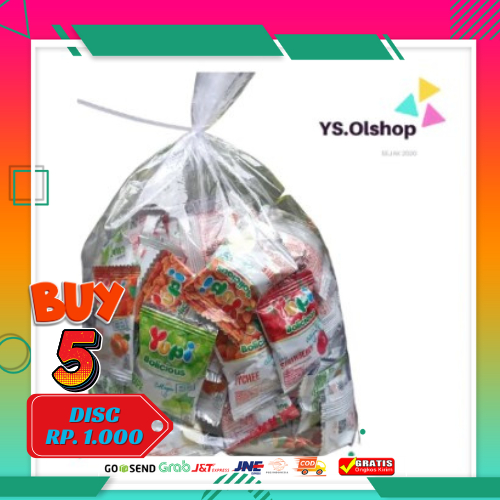 

MIX YUPI BOLICIOUS KILOAN RESELLER Strawberry / Blackberry / white Grape / Jeruk / Lychee PERMEN