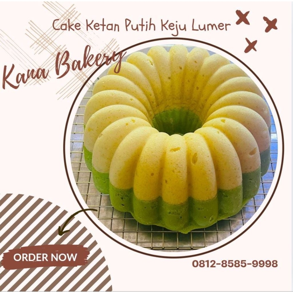

Cake Ketan Putih Keju Lumer By Kana Bakery