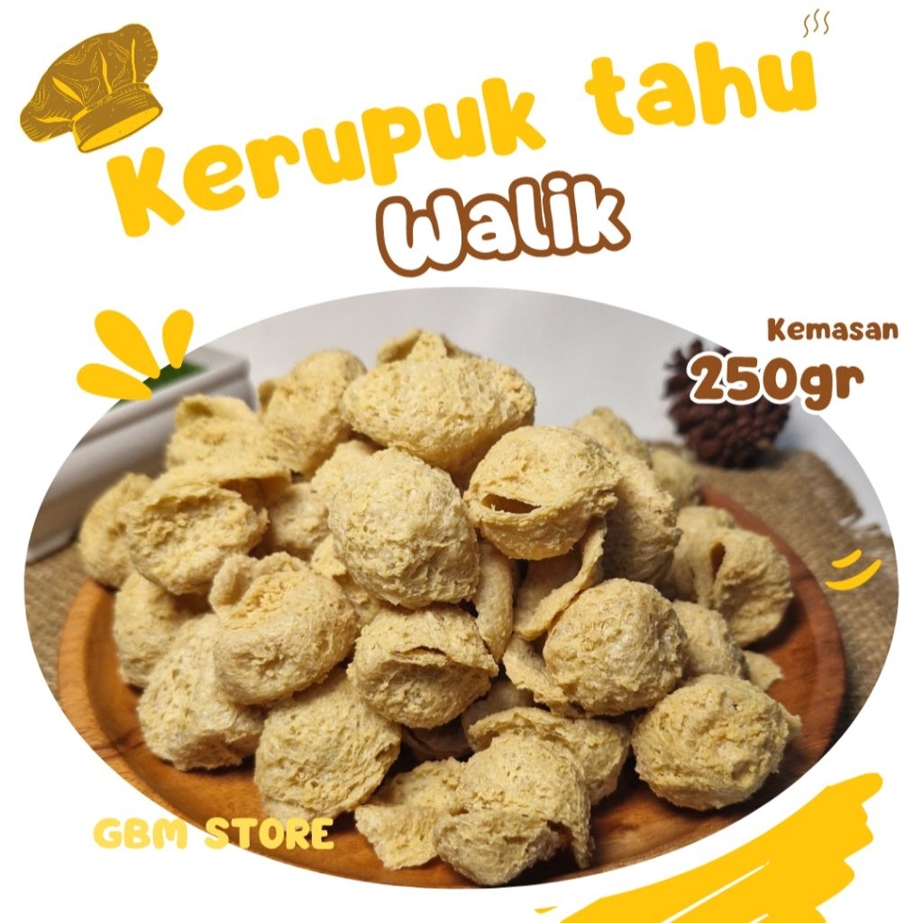 

Kerupuk Tahu Bulat Kering 250gr Keripik Tahu Walik Keripik Tahu Pong Kerupuk Tahu Walik