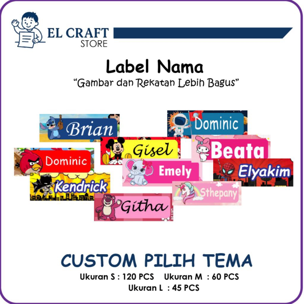 

Label Nama