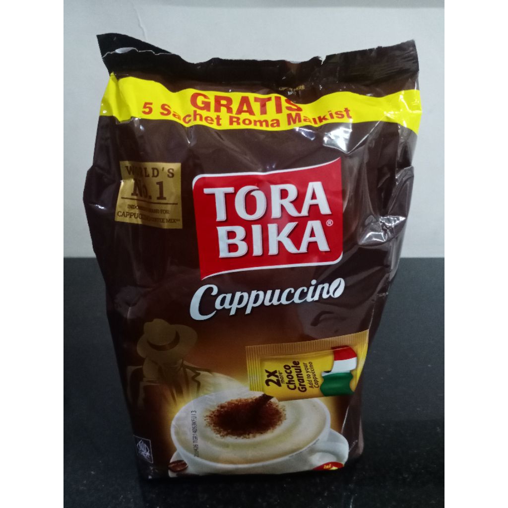 

KOPI TORA BIKA cappucino isi 10 sachet gratis 5 pcs malkit