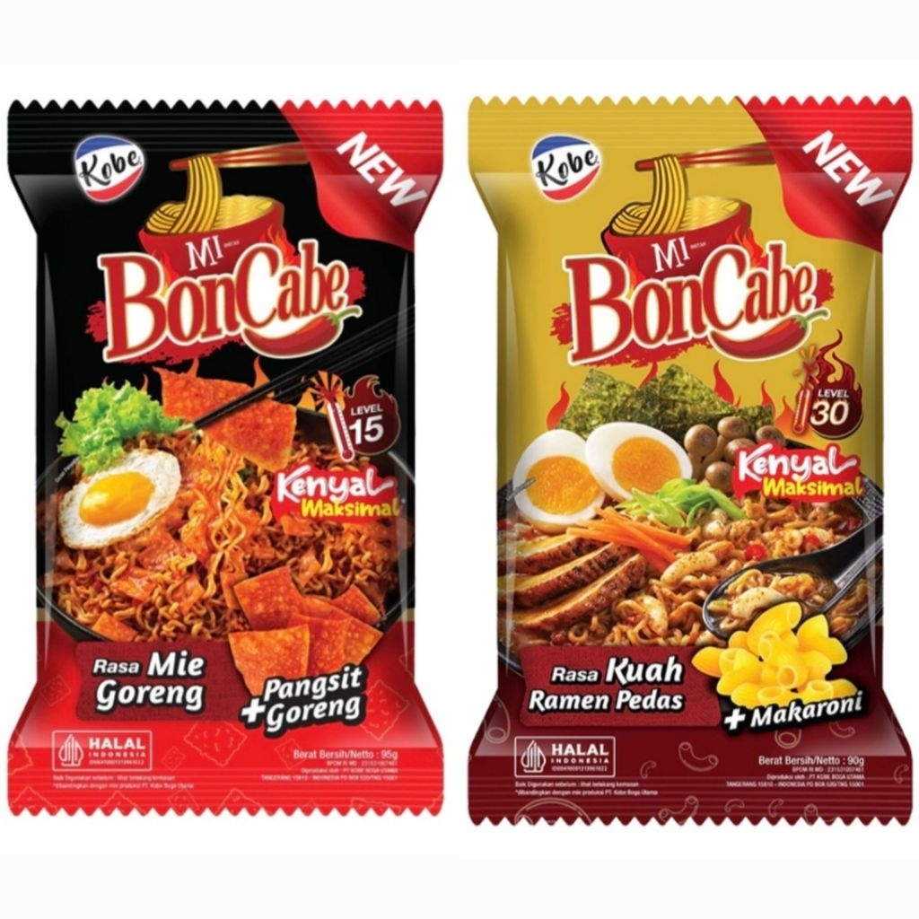 

Kobe Mi BonCabe Rasa Ramen Pedas 90 g
