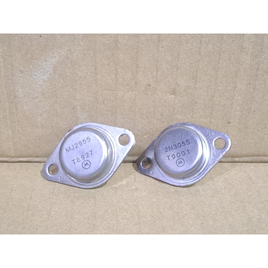 Transistor 2N 3055/MJ 2955 Original Motorola per/pasang .