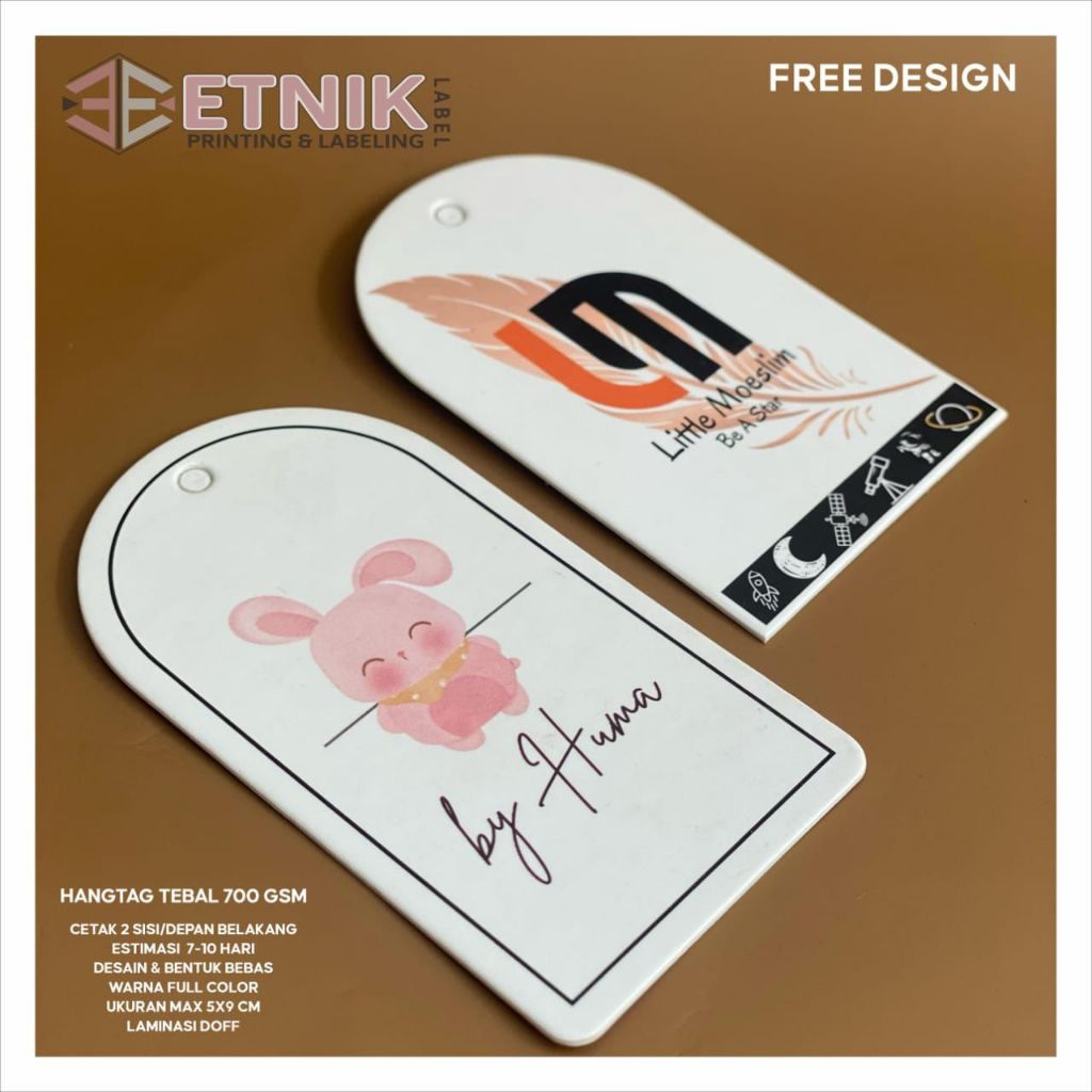 

Free design !!! hang tag tebal, label hang tag, label baju, label distro,label tag premium 700gsm