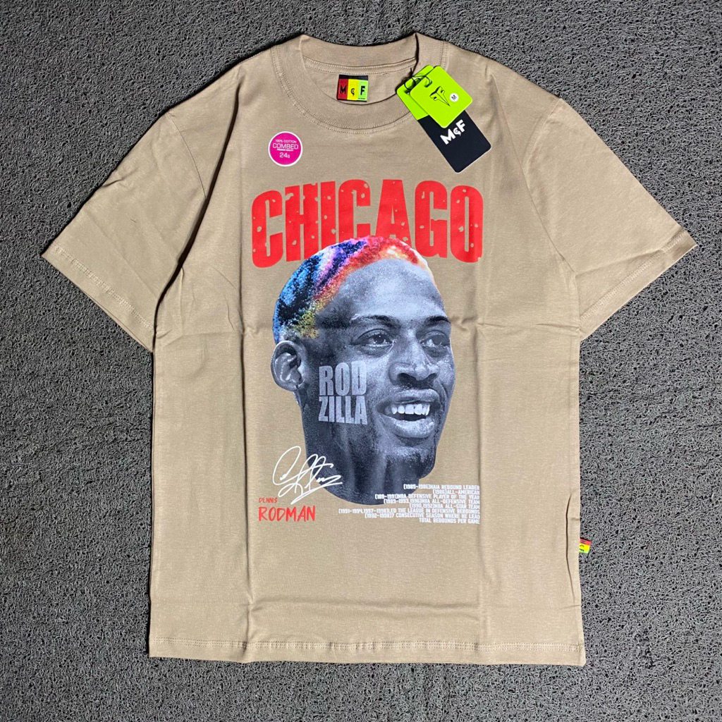 TSHIRT KAOS REGULER MCF SUPPLY CO ORIGINAL DENNIS RODMAN