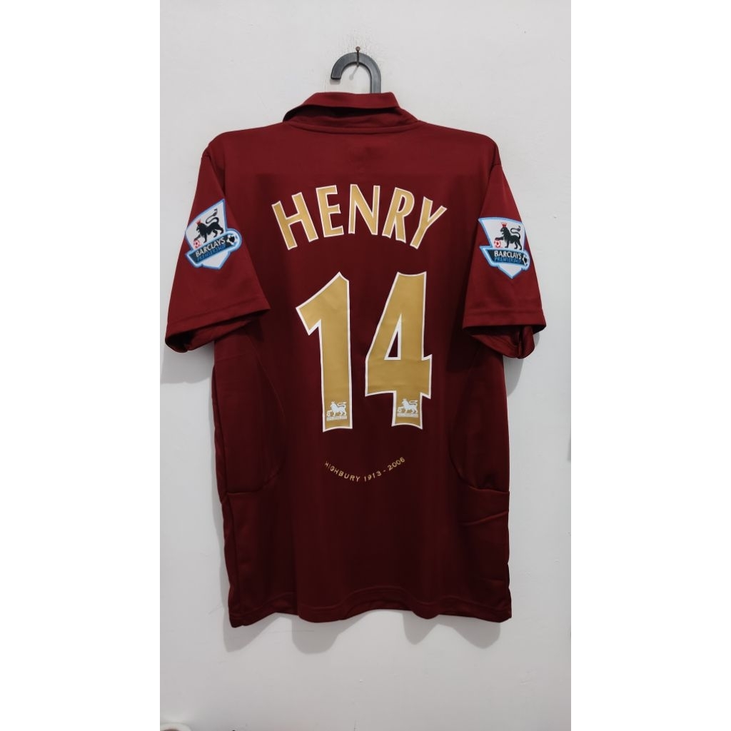 jersey retro Arsenal Henry size L