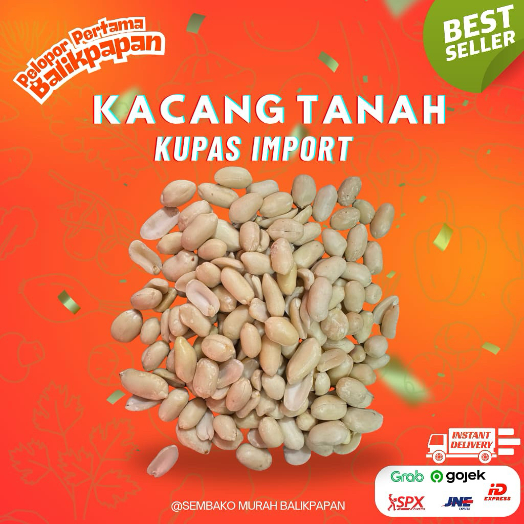 

kacang tanah kupas 250 gram