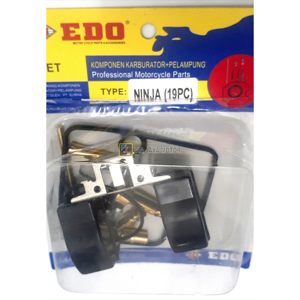 VJM EDO NINJA R PELAMPUNG KARBU + REPARKIT REPAIRKIT REPAIR KIT ISI KARBU KARBURATOR NINJA RR PE28 P