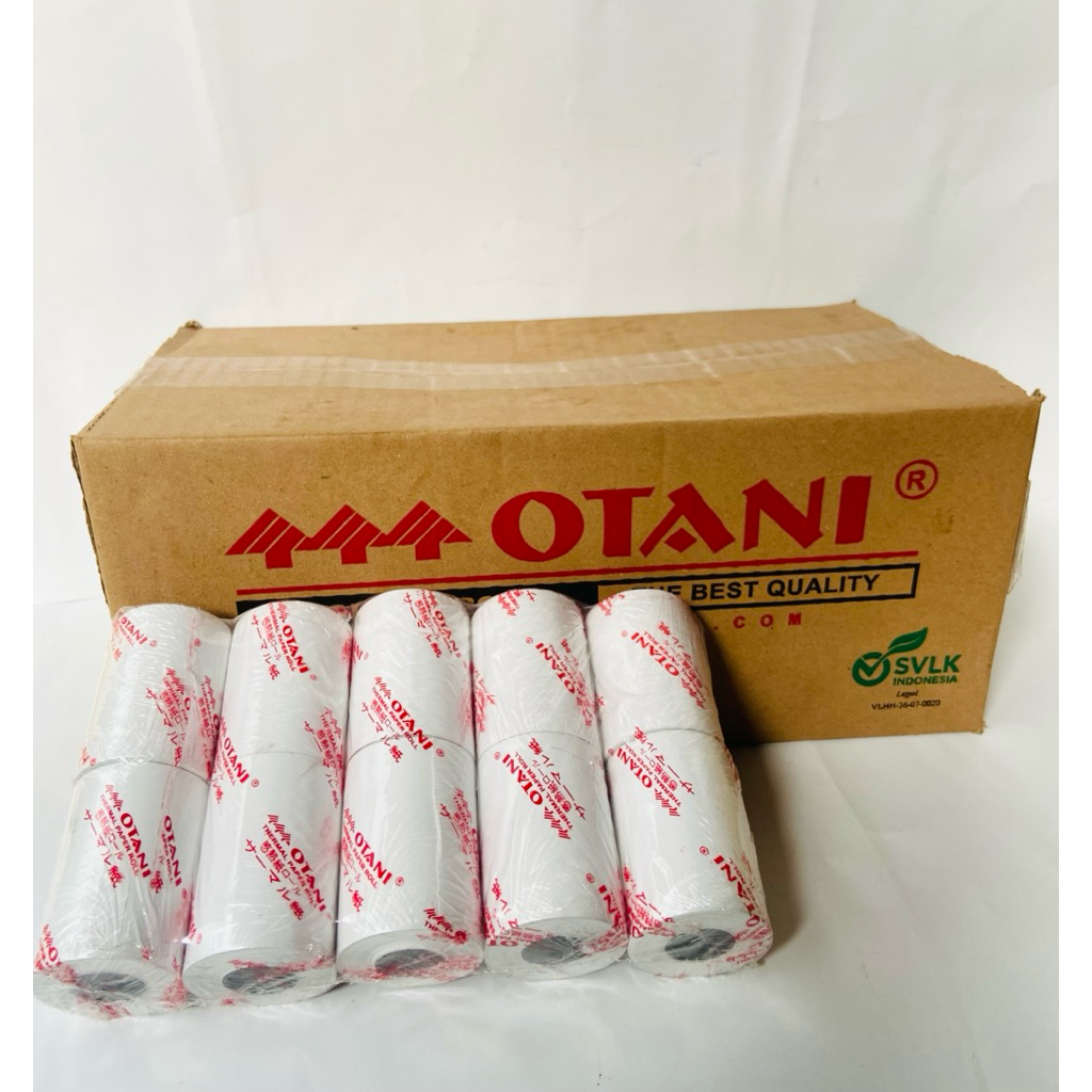 

KERTAS STRUK THERMAL OTANI 58/57x40 PAKET 10 PCS CORE