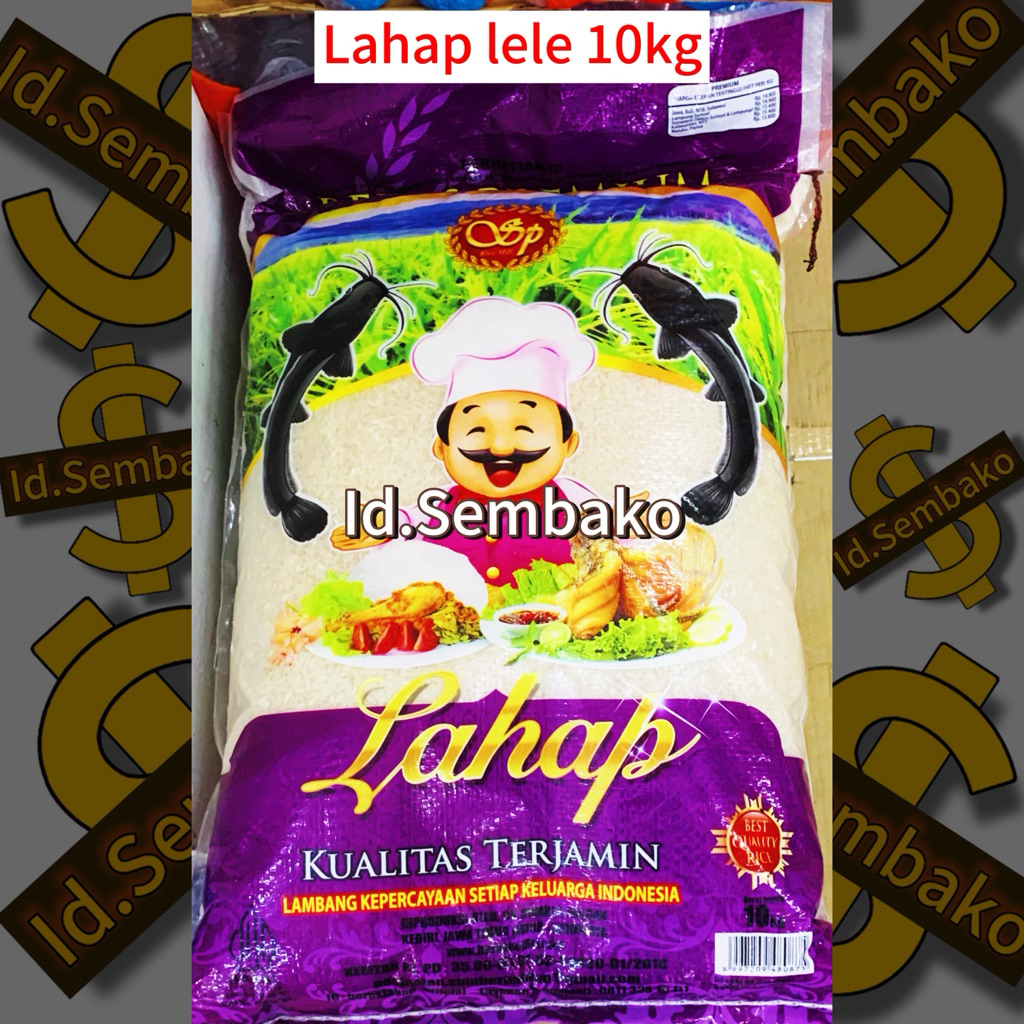 

beras lahap lele kemasan 10kg