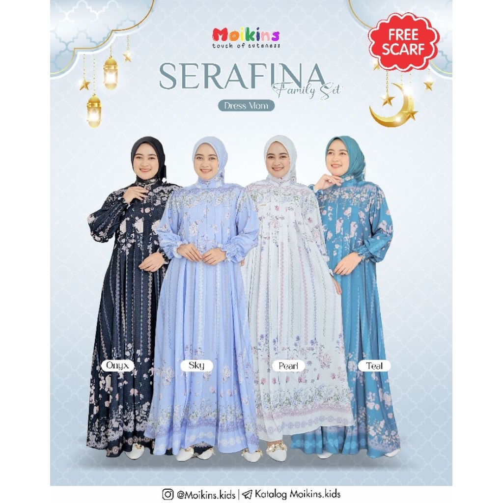 SERAFINA MOM (Dress & Kaftan) free scarf
