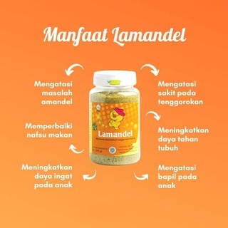 

Lamandel Kemasan Botol Isi 200gr Herbal Amandel