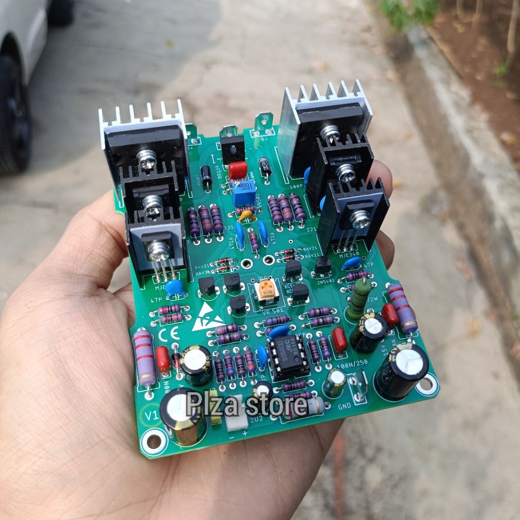 Driver INEC class AB basic TD labgruppen super clarity jernih pcb double layer by bandar power Drive