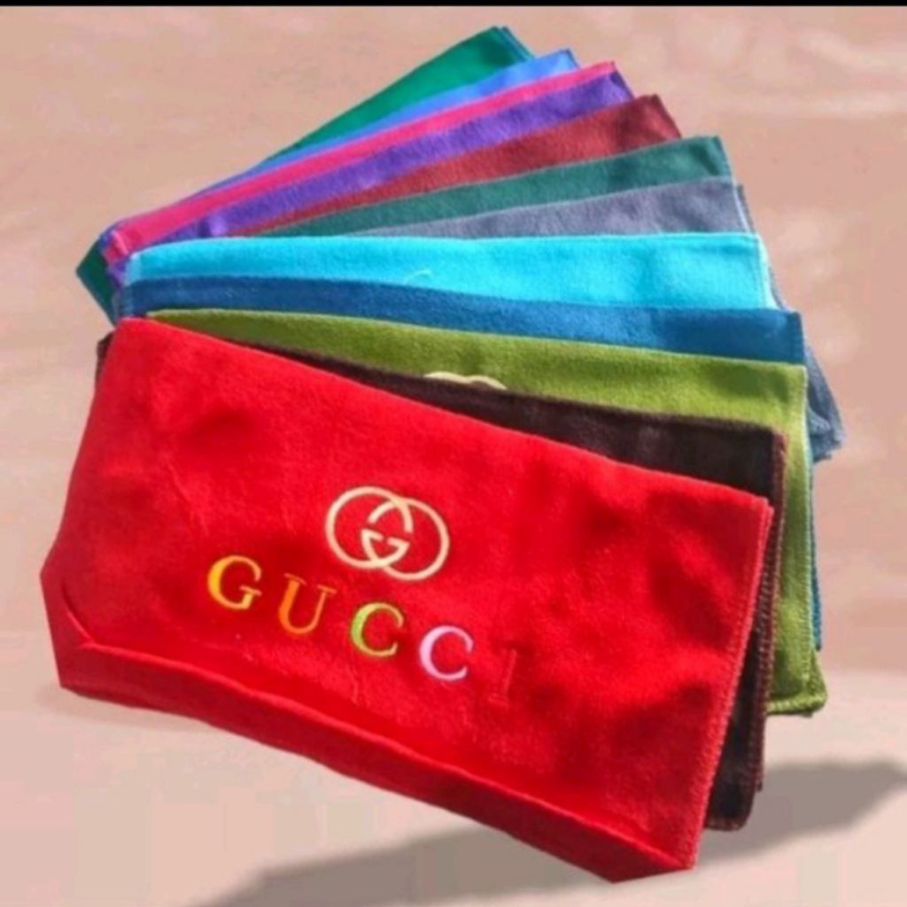 Handuk leher/Handuk mandi/Handuk kecil bahan lembut motif Gucci 1PCS