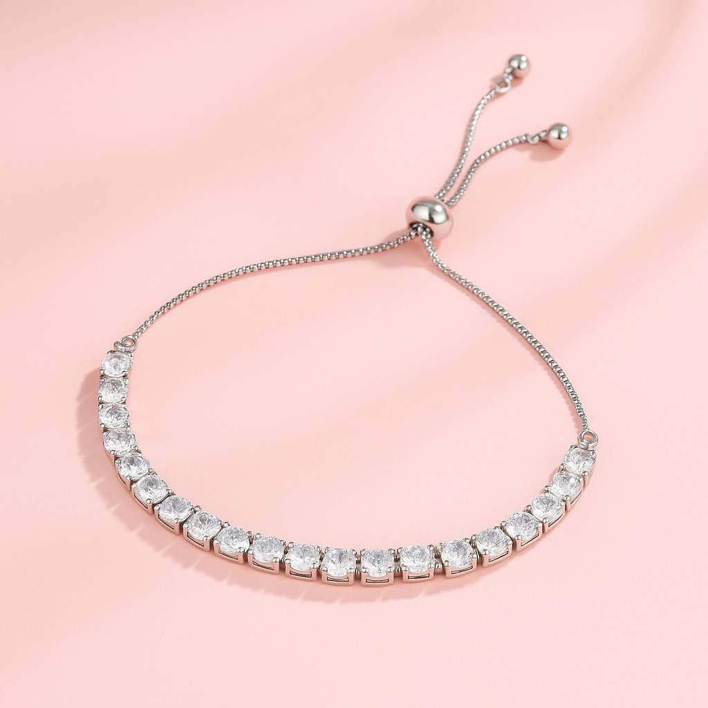 Gelang Tangan Anti Karat Titanium Bentuk Clover Gelang Anti Luntur | Gelang Titanium