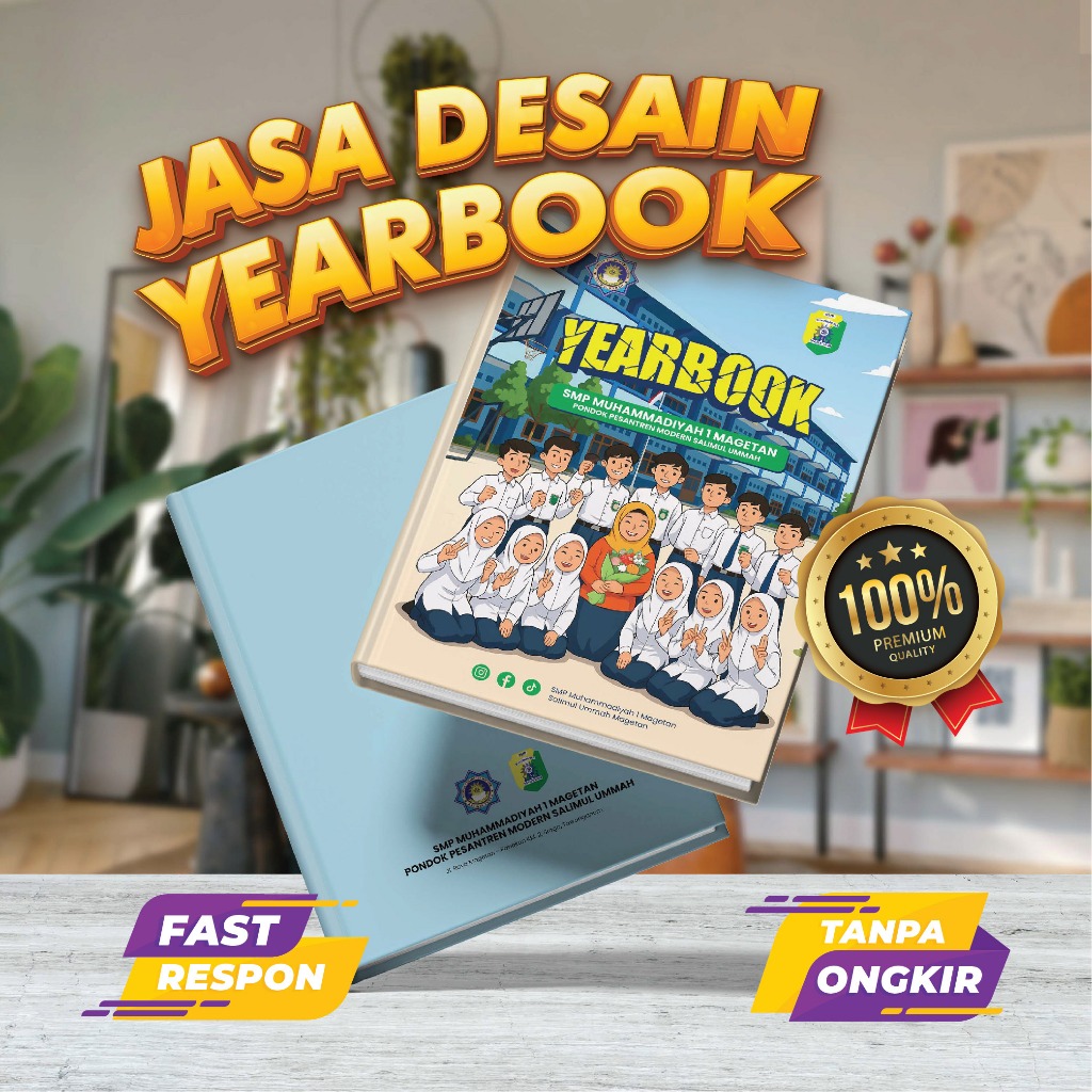 Jasa Desain Buku Tahunan Sekolah atau Yearbook