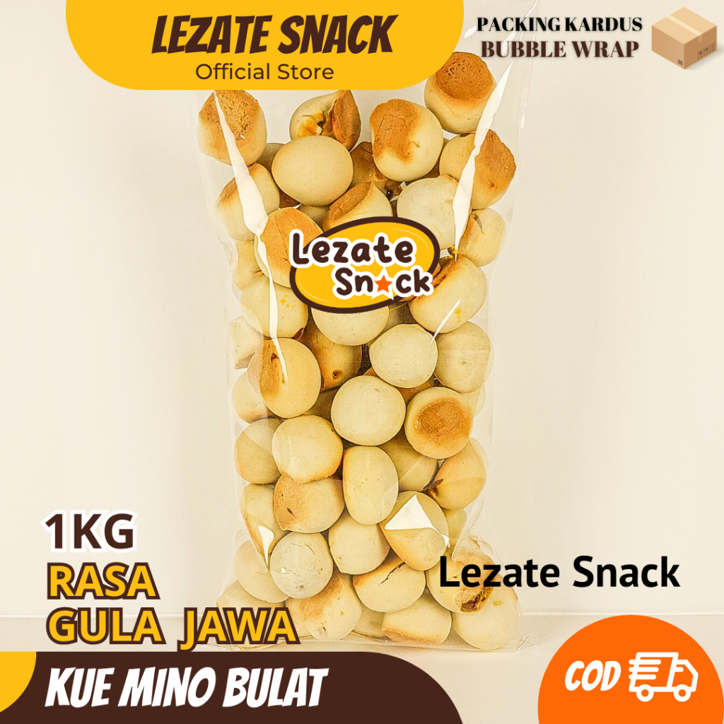 

Kue Nopia Bulat Kiloan 1KG Empuk Murah Rasa Gula Jawa Kue Mino Potong Roti Pia Gula Aren Cemilan Jadul WAP SHOP