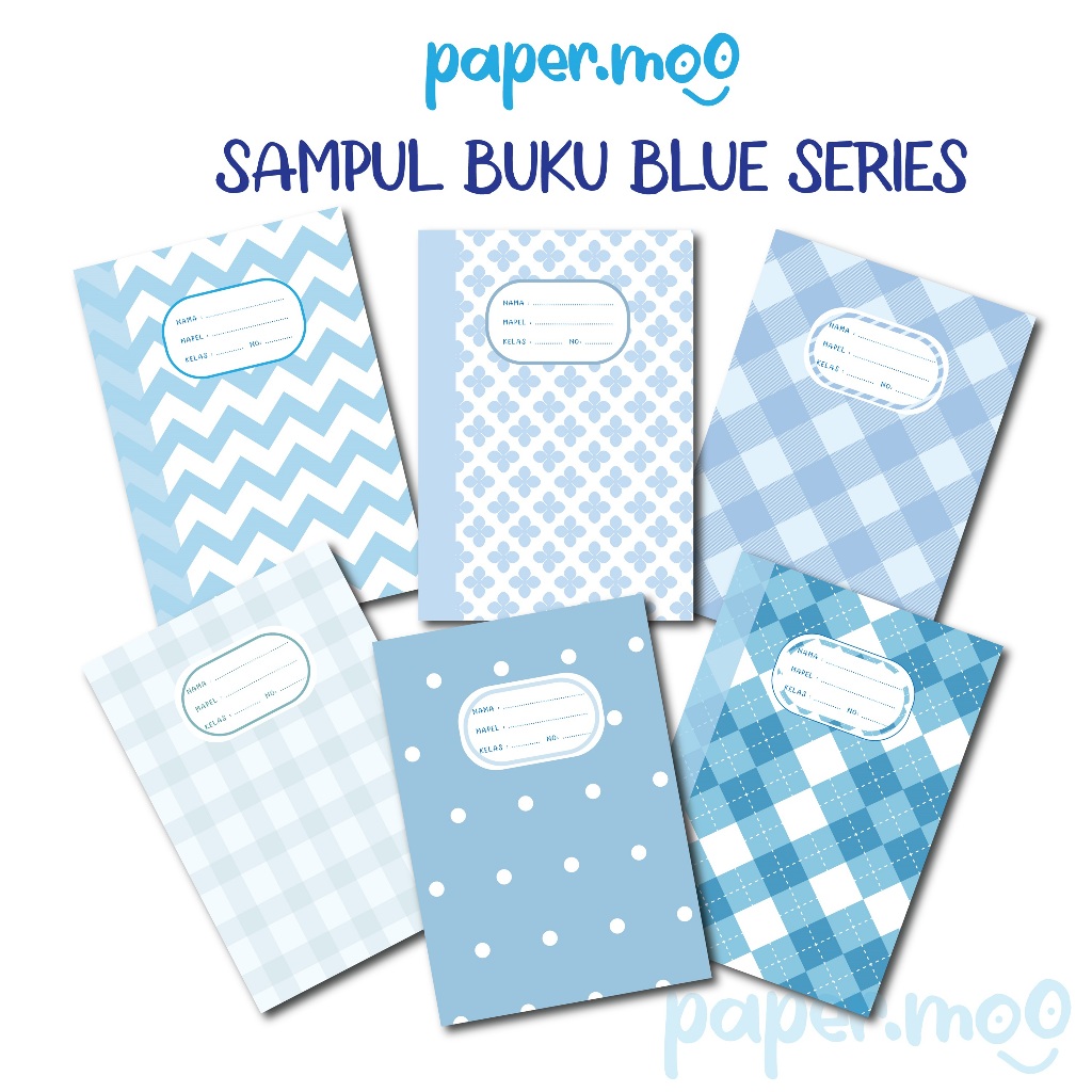 

Sampul Buku Blue Pastel A5 Dan B5 (1 Pack Isi 10 Lembar)/ Cover Book Aesthetic Murah