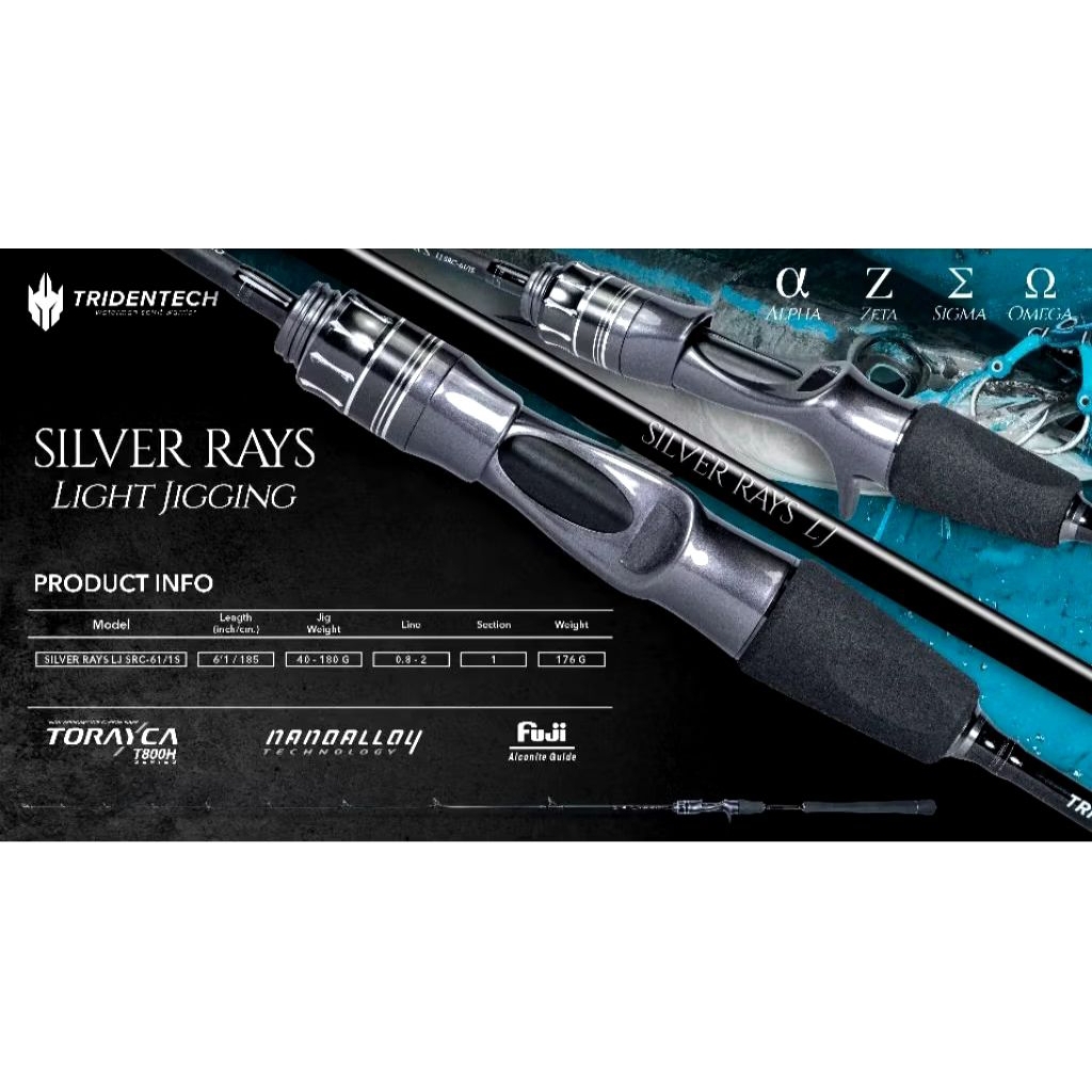 joran pancing OH Tridentech Silver rays