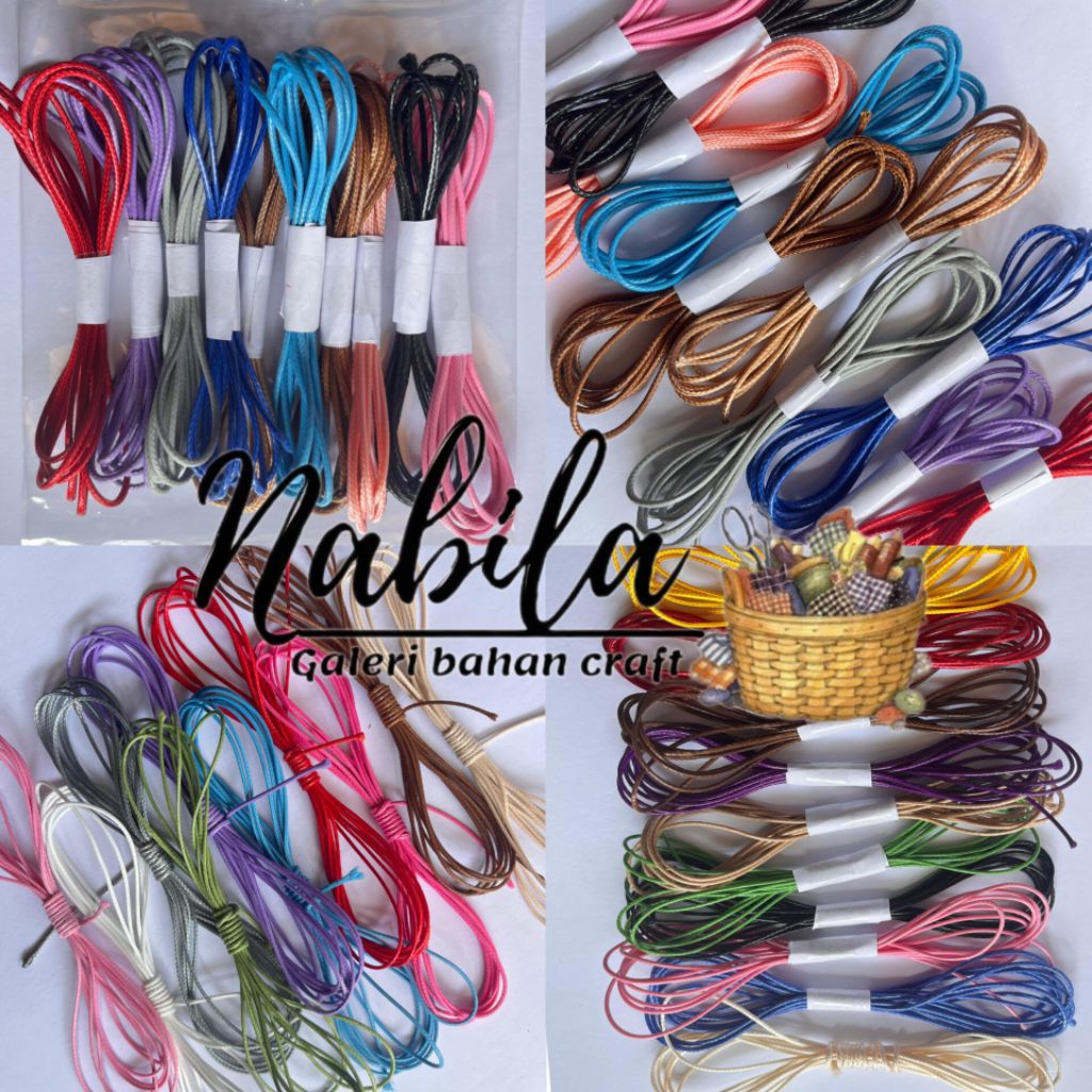 

(2meter) PAKET TALI KOREA isi 10 ukuran 0.8 , 1.0 , 1.5