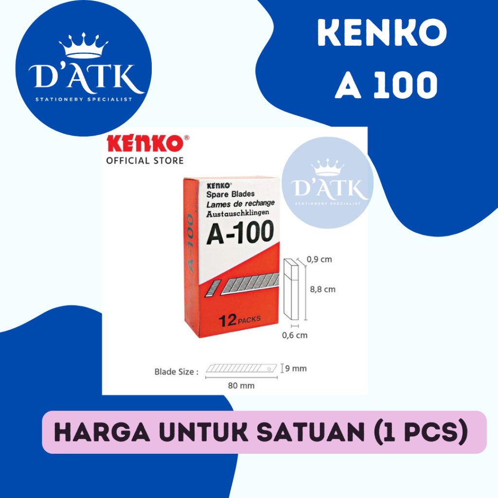 

Refill Cutter Kecil Kenko A-100 Satuan (1 PCS)