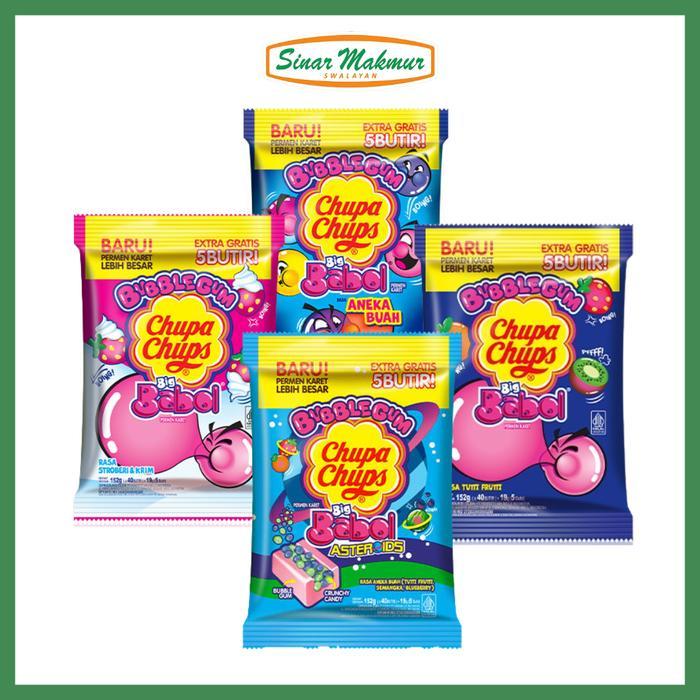 

Chupa Chups Big Babol Permen Karet Isi 40 Pcs Semua Varian Rasa - Aneka Buah