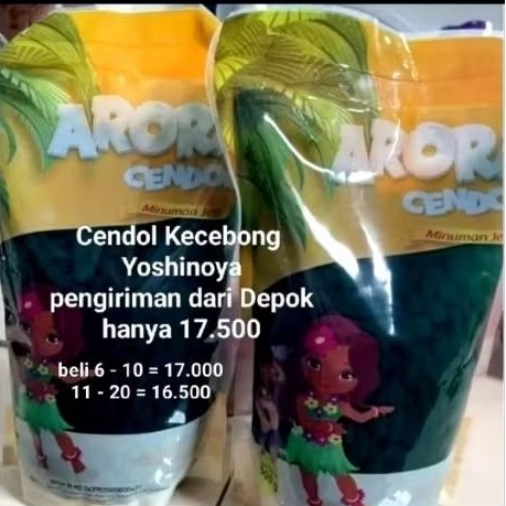 

(READY STOCK) Jelly Cendol Kecebong ARORA ala yoshin*ya 500 gram
