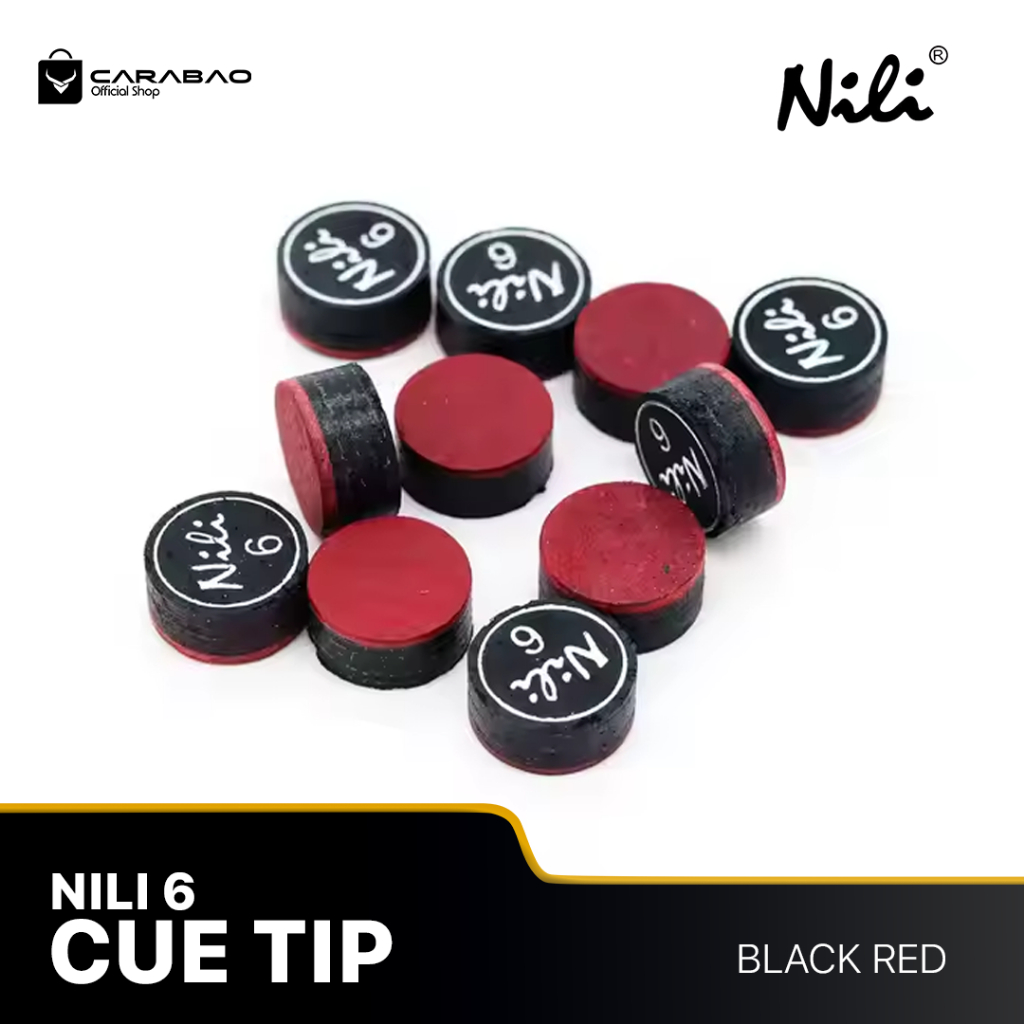 Nili 6 Cue Tip - Tip Billiard