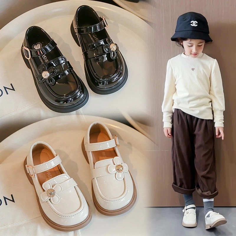 sepatu docmart anak perempuan usia 1sampai 8 tahun model terbaru / sepatu anak perempuan model bunga