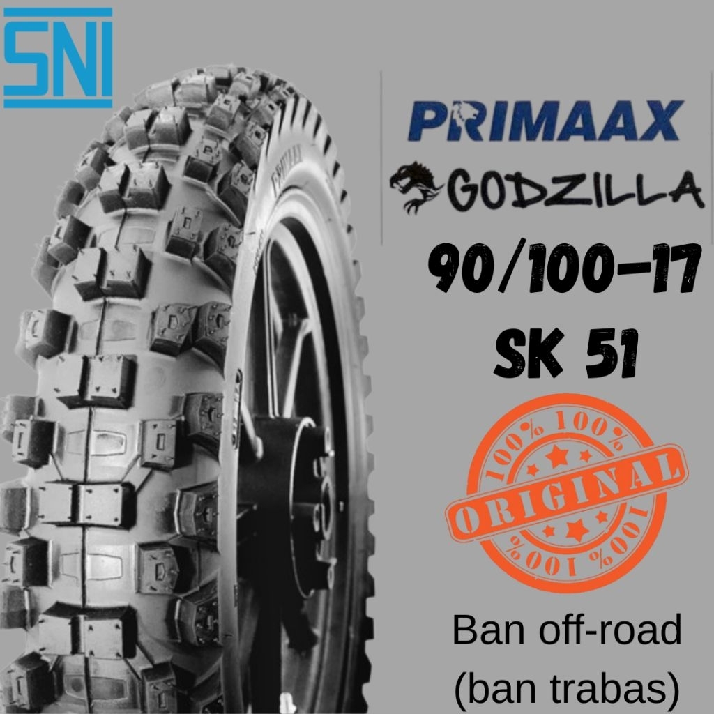 Masbotak145 - Ban Pacul Trail Godzilla 90/100-17 Ring 17 Offroad