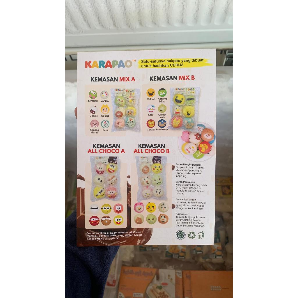 

Karapao Bakpao Karakter lucu isi 6 frozen food harga terjangkau