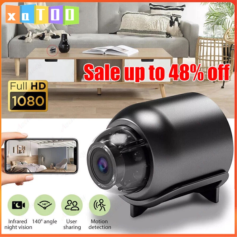 Kamera CCTV Nirkabel Tersembunyi Mini X5/Kamera CCTV Seluler Wifi Jarak Jauh 1080p/Kamera Mini Bluet