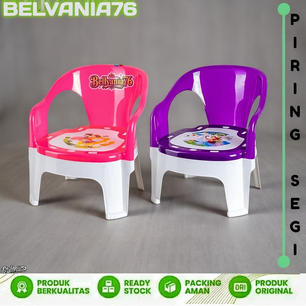 Kursi Sender Bangku Sander Plastik Anak Lucu Karakter