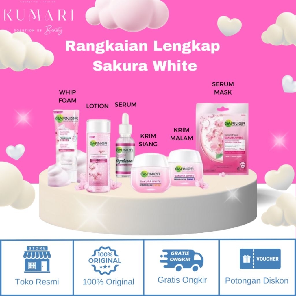 GARNIER SAKURA WHITE SERIES