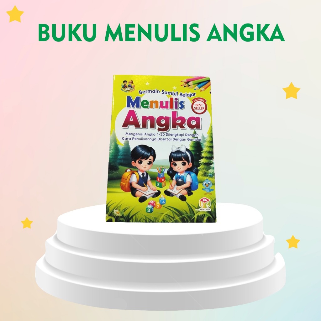 HY BUKU BELAJAR MENULIS ANGKA SD/HURUF SD/Buku Anak Latihan Belajar Menulis