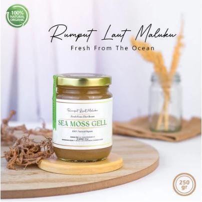 

250GR GOLD SEA MOSS GEL , gold seamoss gel ,gel rumput laut (EUCHEMA COTTONII)