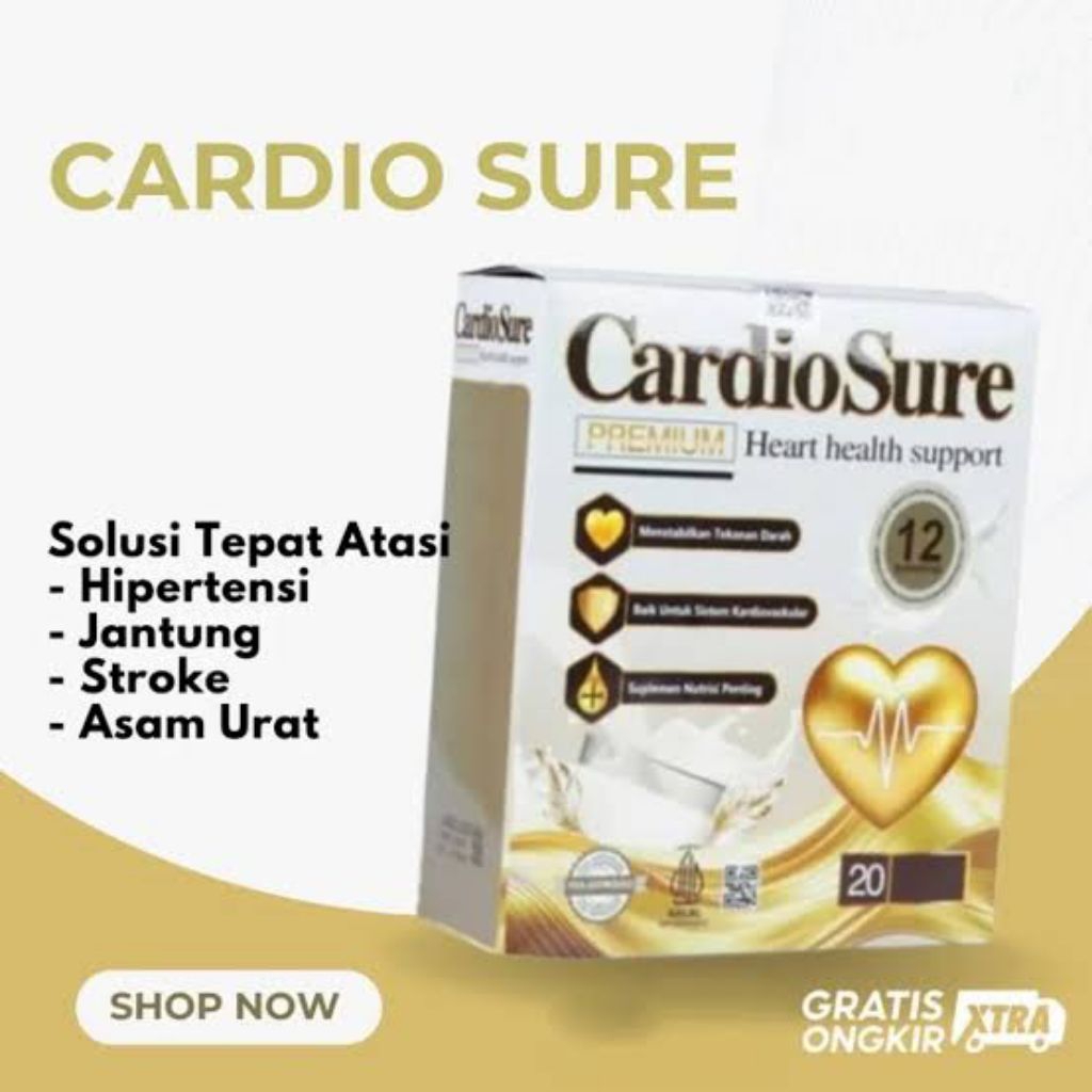 

CARDIOSURE POWDER / SUSU CARDIOSURE / SUSU KOLESTEROL, PEMBEKUAN DARAH DAN KRISTAL KALSIUM