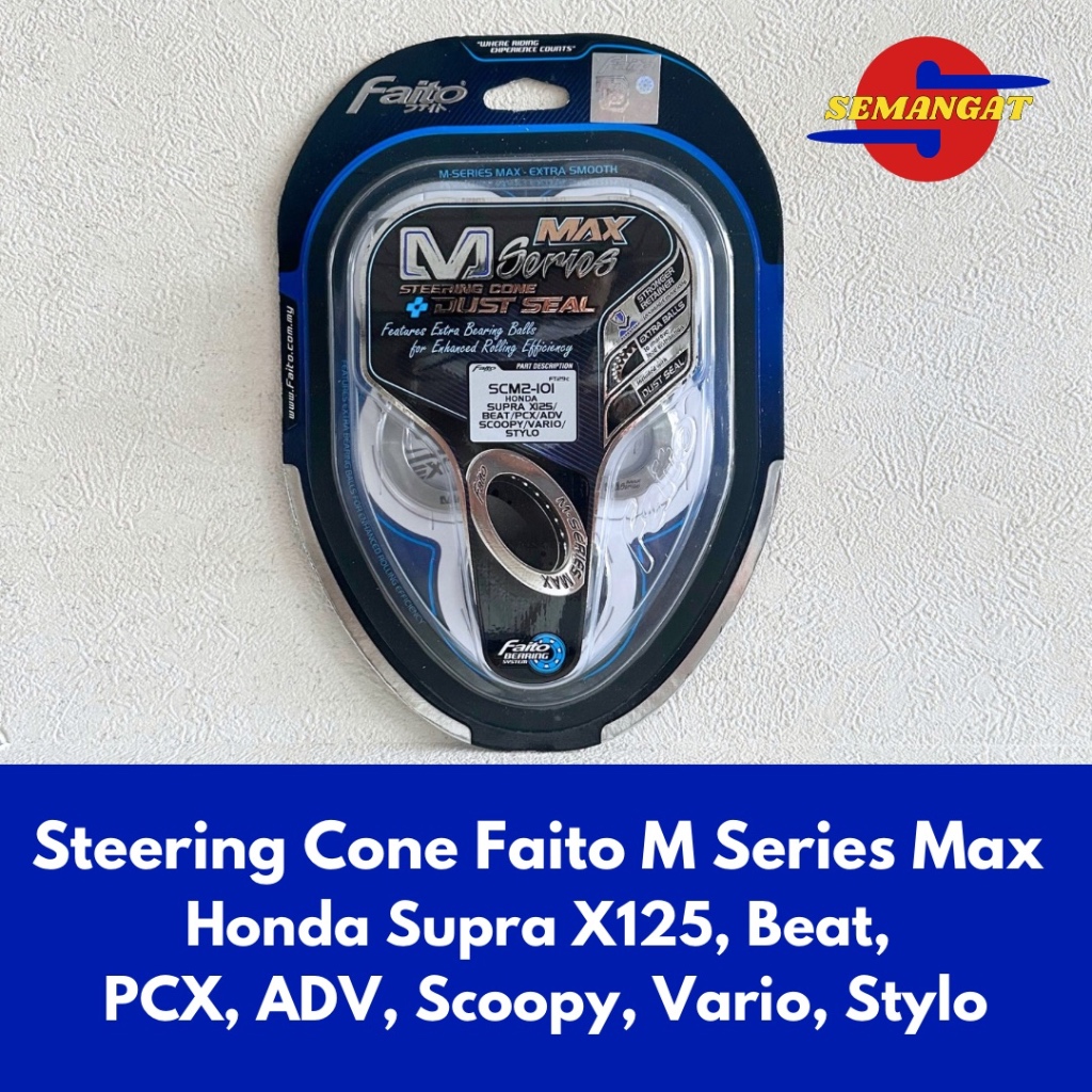 [NEW] Bearing Komstir Faito M Series Max Extra Smooth Supra X125, Beat Supra X, Vario, PCX, ADV, Sty