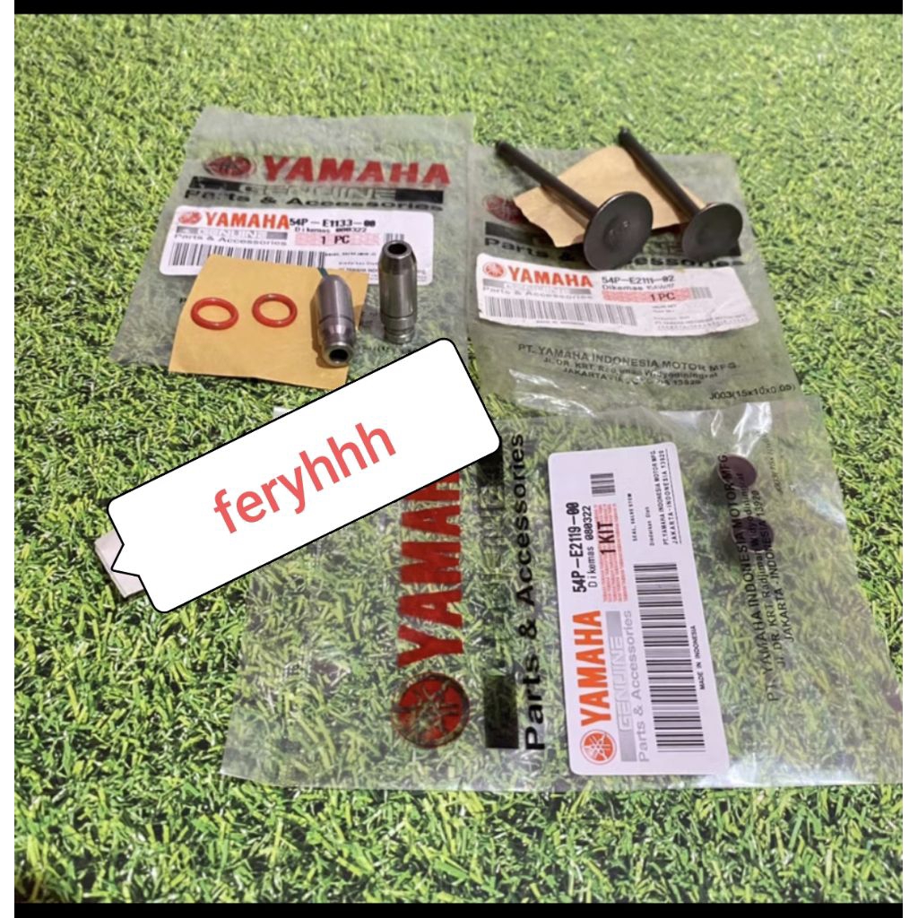 paket klep + botol klep + seal klep mio j / soul gt 125 / mio m3 / mio gt