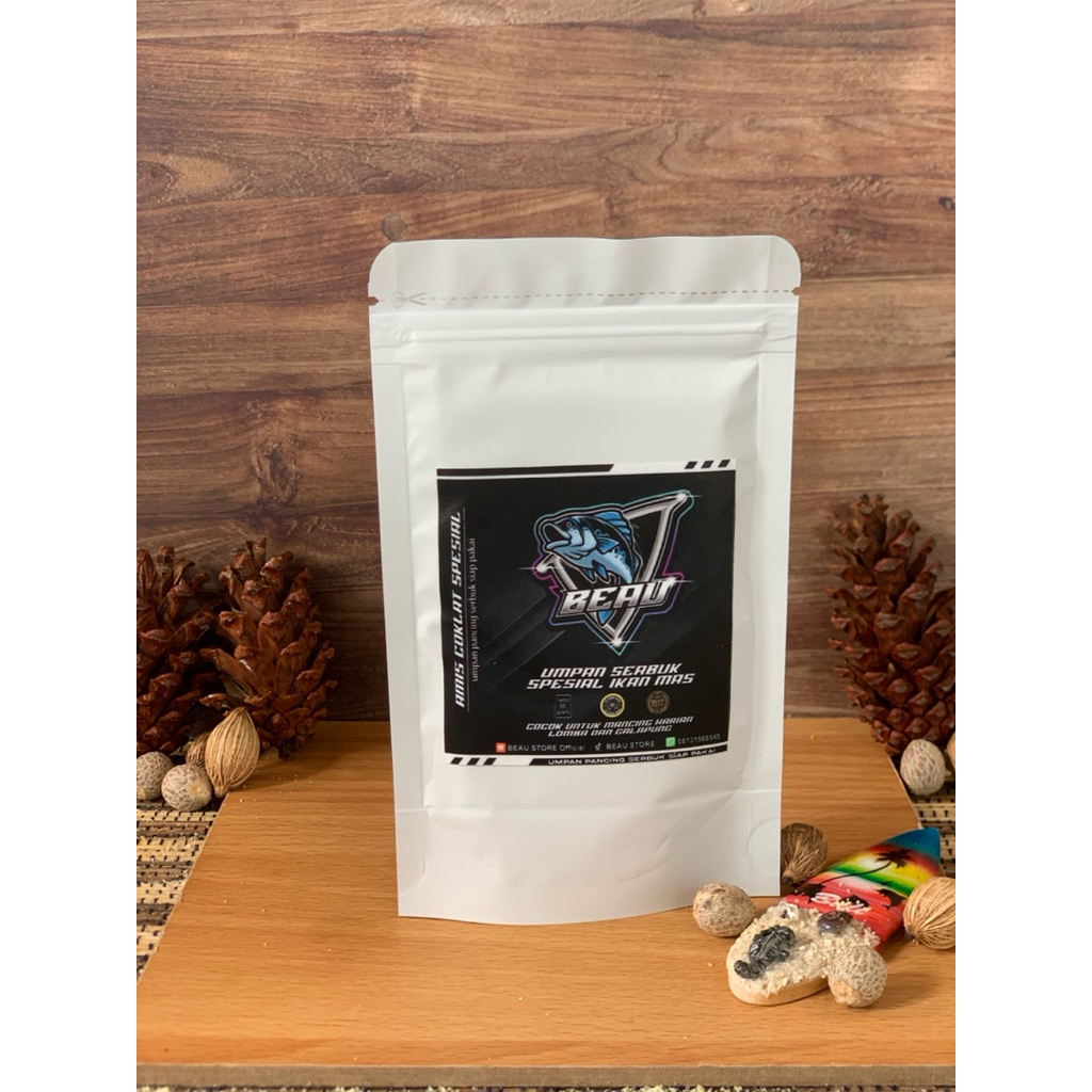 

BEAU UMPAN PANCING SERBUK SPESIAL IKAN MAS AMIS COKLAT PREMIUM
