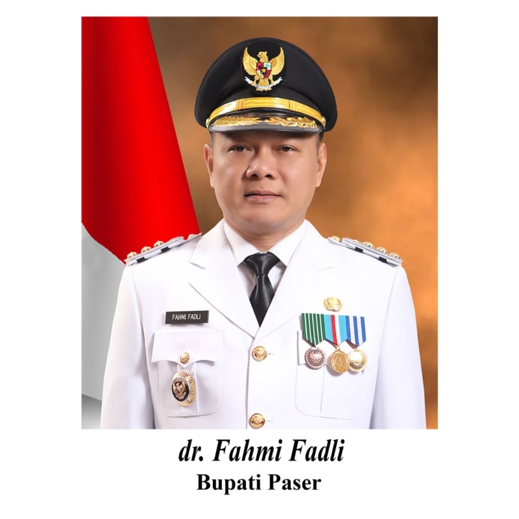 Poster Bupati Paser dan Wakil Bupati Paser