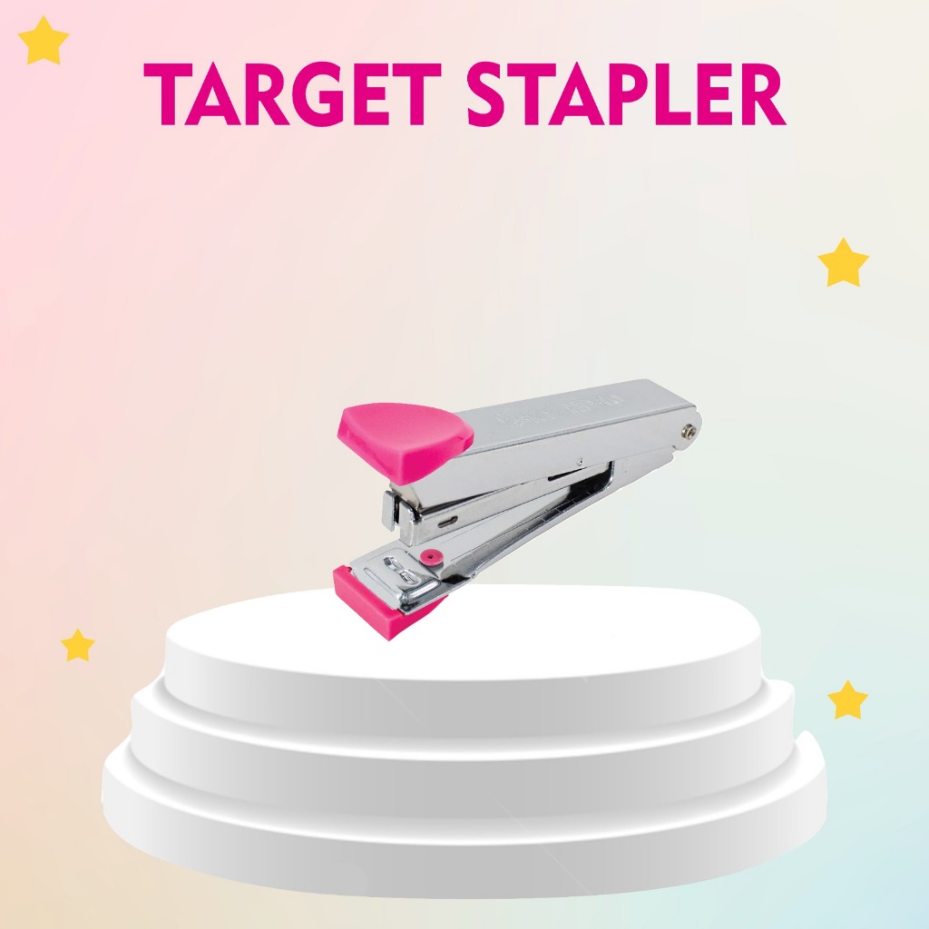 

TARGET STAPLER HD - 10 PASTEL COLOR/stapler staples target HD-10 alat staples warna pastel