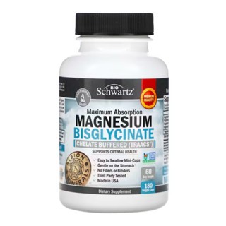 BIO SCHWARTZ MAGNESIUM BISGLYCINATE 180 Veggie Caps
