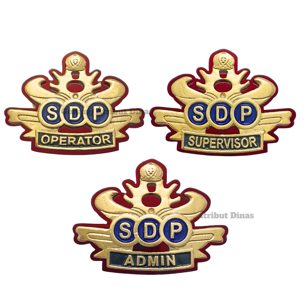 Brevet SDP / SDP Admin / SDP Operator / SDP Supervisor / Atribut Lapas/ Atribut Kumham /GAD