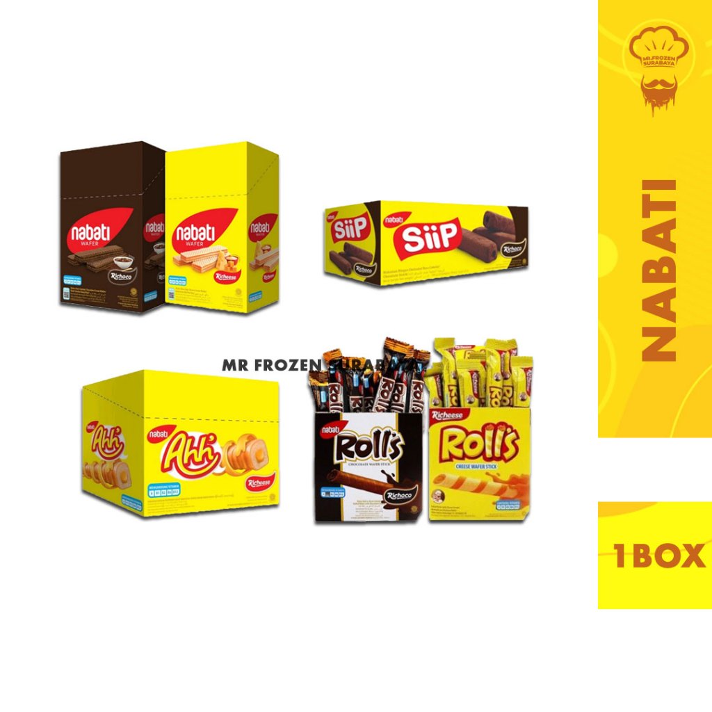 

NABATI - Nabati Chocopie Crackers Pie Cookie Crackers Jagung Coklat Keju Goguma | AHH | ROLLS | SIIP | CHOCOPIE | NEXTAR BOX