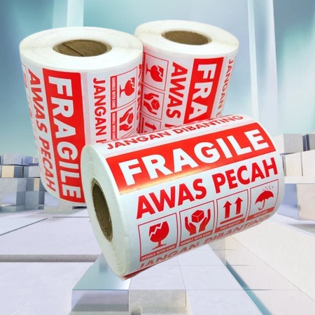 

Sticker Jangan DIbanting Sticker Awas Pecah 6 x 8 cm