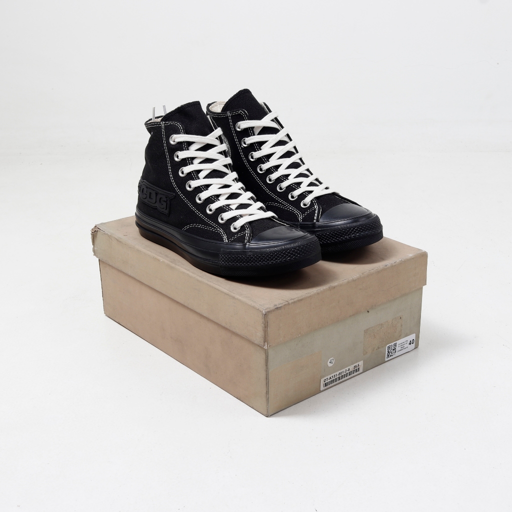 Converse Cdg Hi Vibram All Black