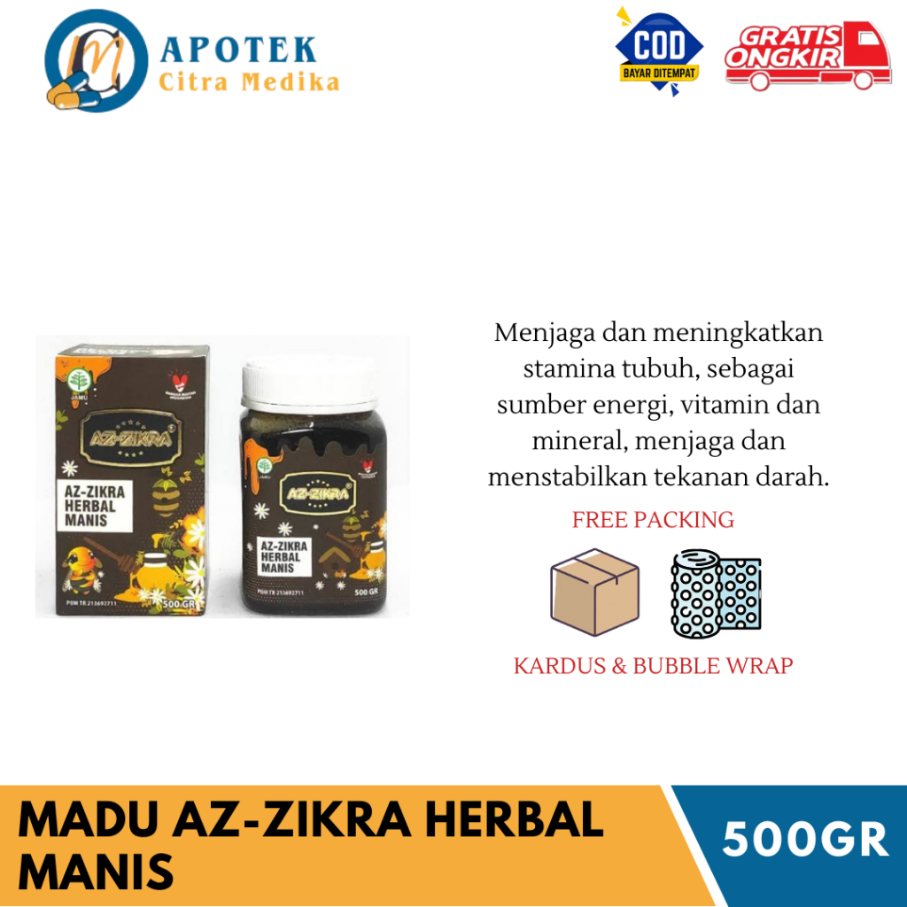 

Madu Az-Zikra Azzikra - Meningkatkan Stamina Tubuh dan Menurutkan Kolesterol