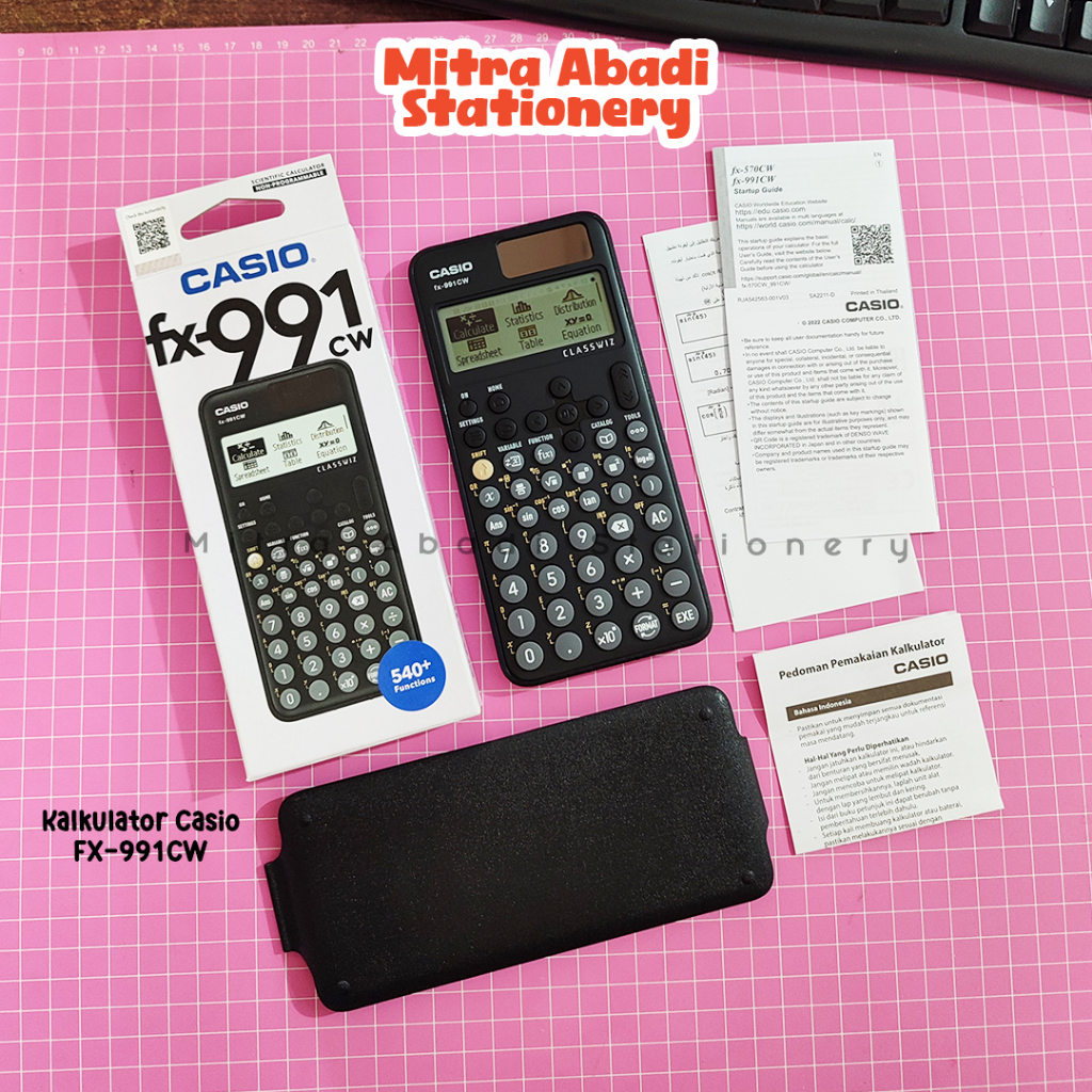 

KALKULATOR SCIENTIFIC CASIO ORIGINAL / FX-991D PLUS, FX-350MS, FX-350ES PLUS, FX-82ES PLUS 2PK 2ND EDITION CALCULATOR ILMIAH SAINS