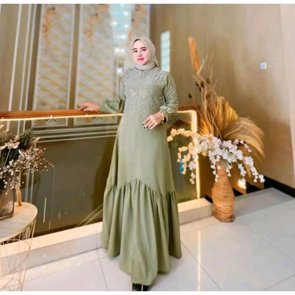 Rainbow Dress by Zulfa Abaya